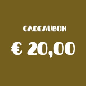 Cadeaubon - 20,00 euro